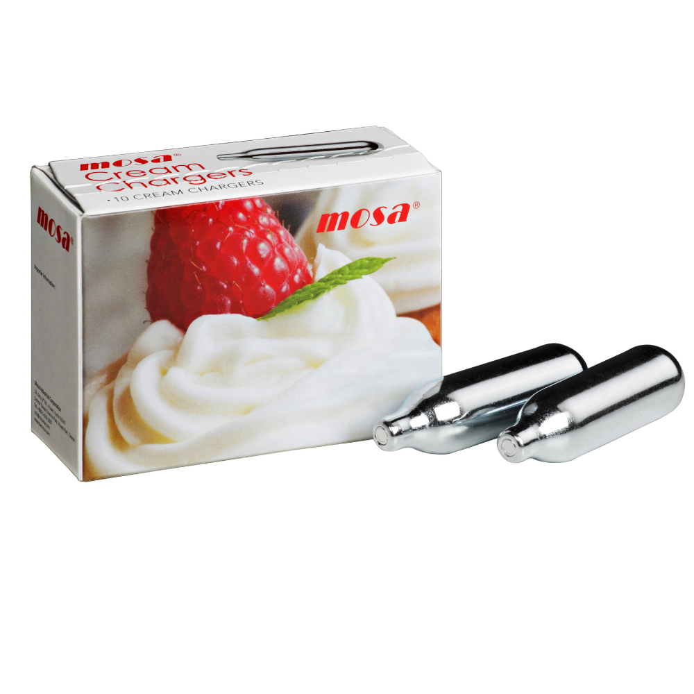 Mosa N2O Cream Chargers 7.5g (10pc Boxes)