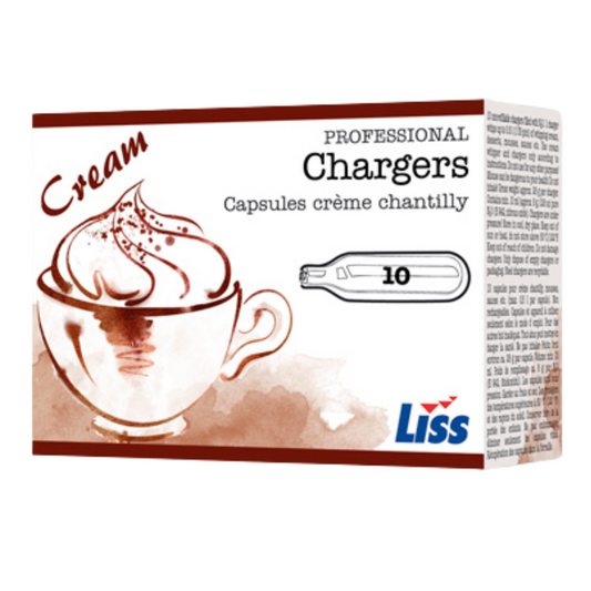 Liss N2O Cream Chargers (10pc Boxes)